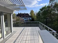 Dachterrasse am Wohnzimmer (vor der Vermietung)