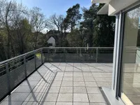 Dachterrasse am Wohnzimmer (vor der Vermietung)