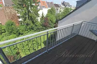 Balkon und Innenhof