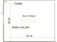 Gewerbehalle neuwertig (ca. 1070 m²) für Lager PROVISIONSFREI in 53426 Schalkenbach zu vermieten.