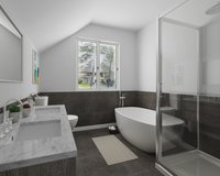 Badezimmer DG modernisiert