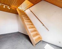 Treppe zum Dachboden/Sauna