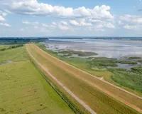 Drohenansicht Elbe