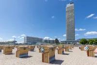 Stand direkt vor dem Haus