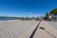 Volleyballfeld am Strand