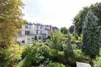 Blick vom Balkon