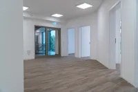 Bereits Fertiggestellte Praxisfläche als Vergleich