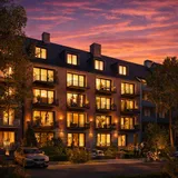 Außenansicht Dämmerung