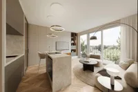 Visualisierung - Wohn- und Essbereich