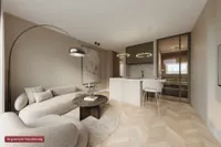 Visualisierung - Wohn- und Essbereich