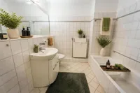 Badezimmer - beispielhafte Möblierung (KI-Visualisierung)
