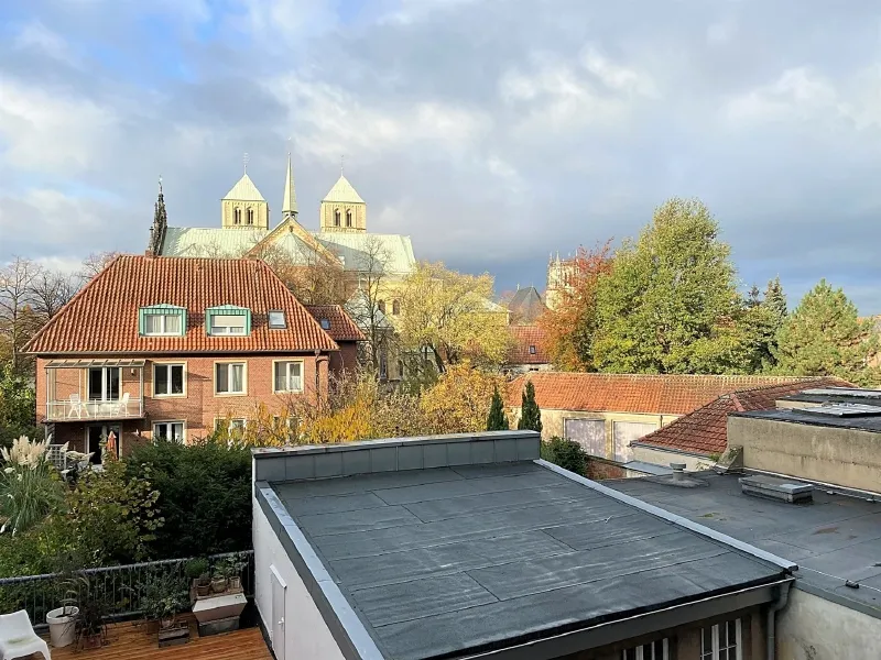 Blick vom Balkon