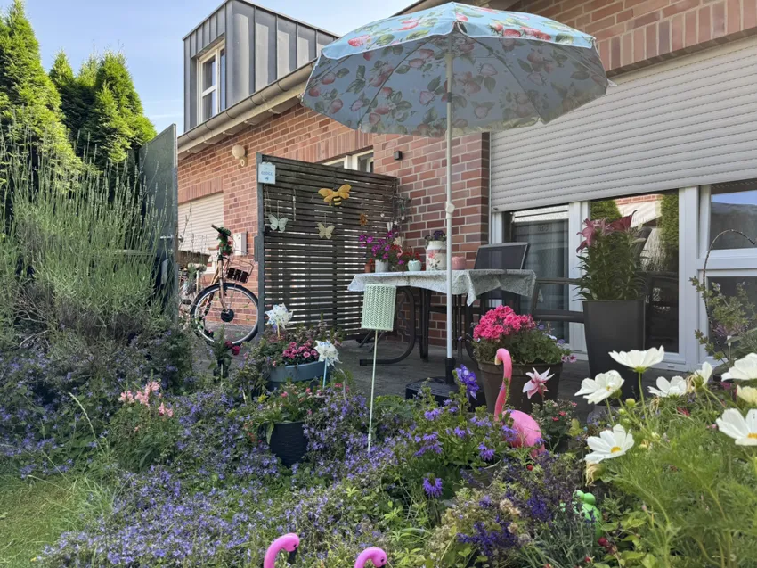 Blick auf die Terrasse