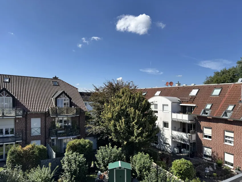 Blick vom Balkon