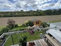 Blick vom Balkon