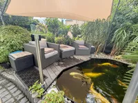 Garten Lounge-Teich