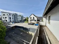 Blick vom Balkon