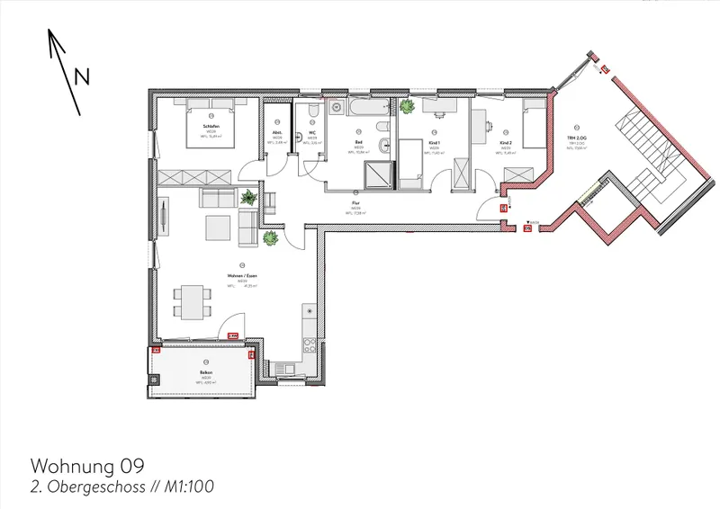 Grundriss WE09