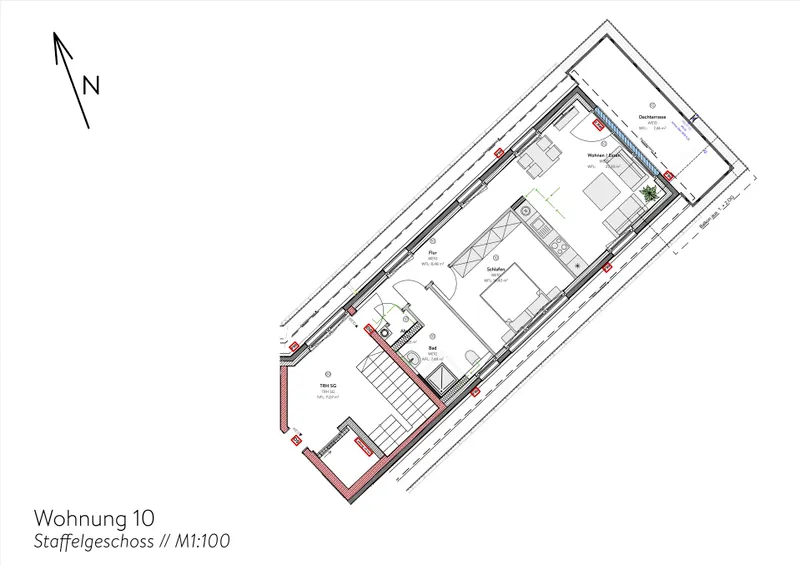 Grundriss WE10