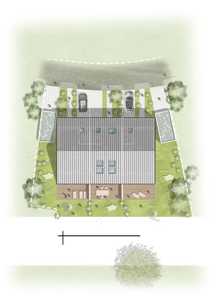 Lageplan Dreierblock