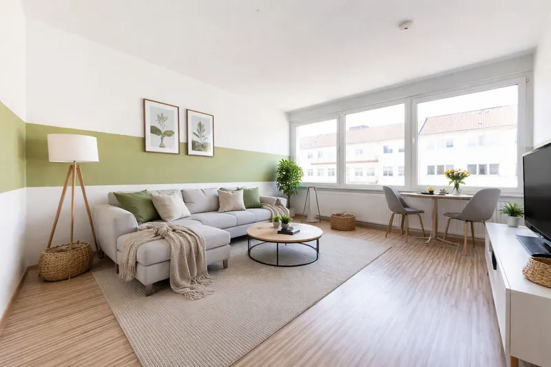 Möblierungsbeispiel Wohnzimmer