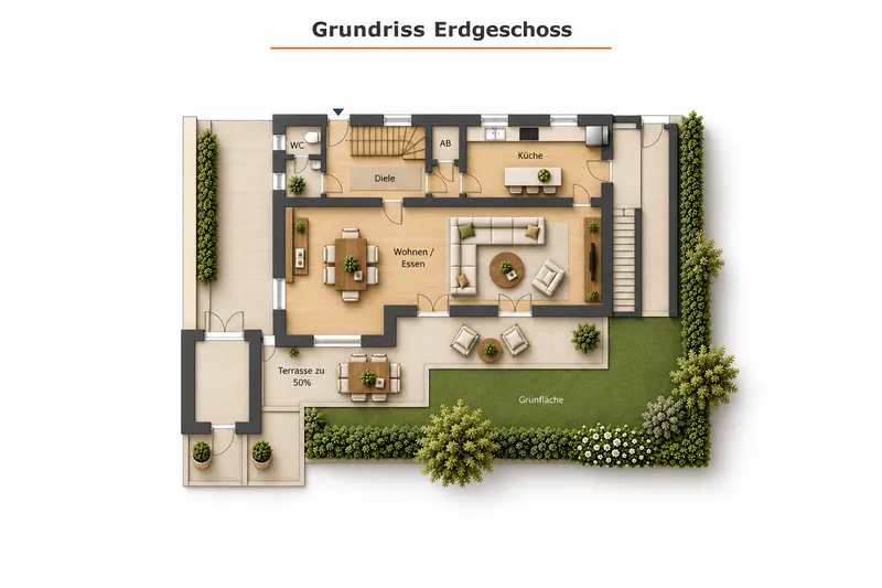 Grundriss Erdgeschoss