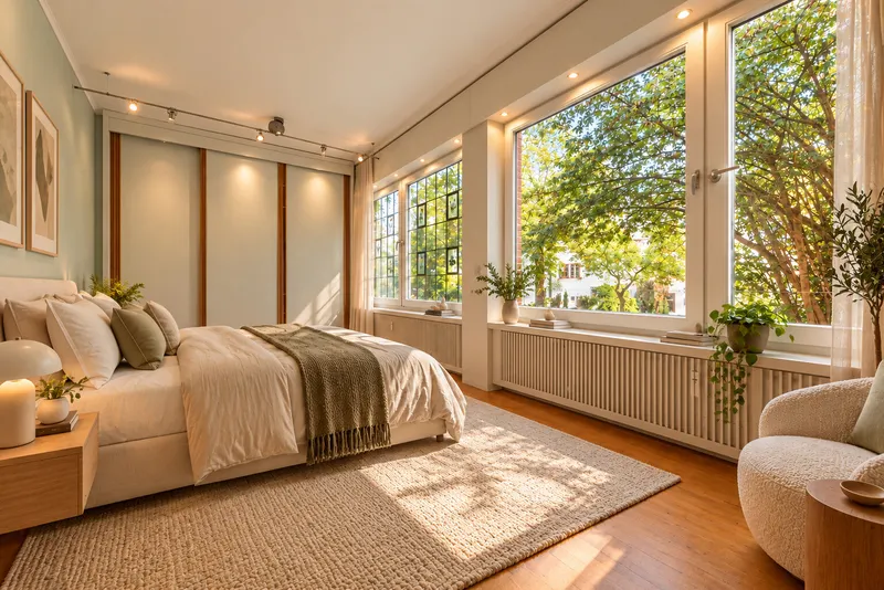 Schlafzimmer - Einrichtungsbeispiel