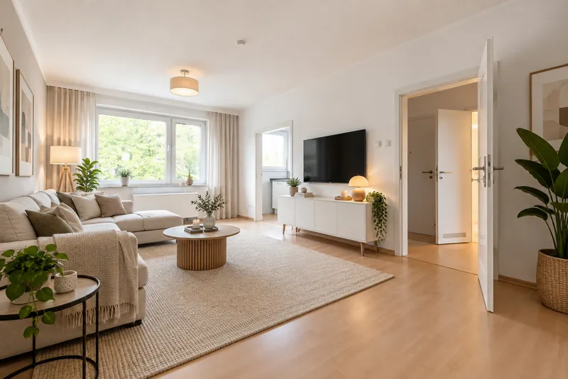 Einrichtungsbeispiel Wohnzimmer