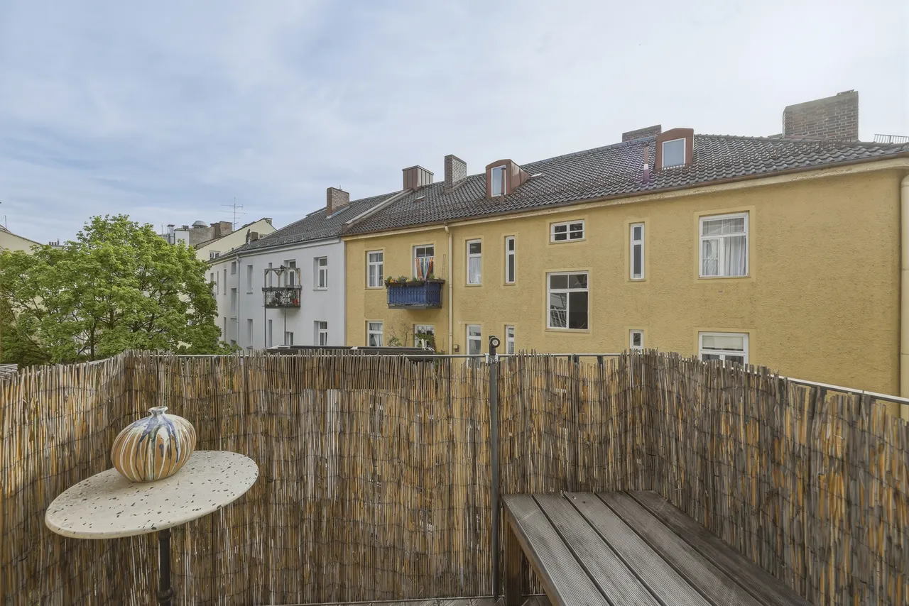 Balkon von Küche
