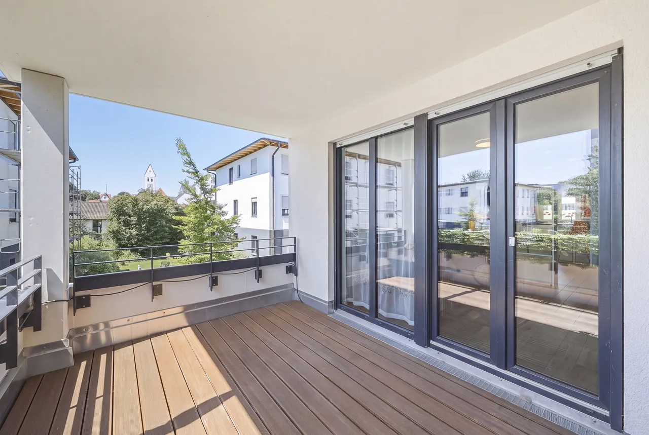 Balkon mit Aussicht