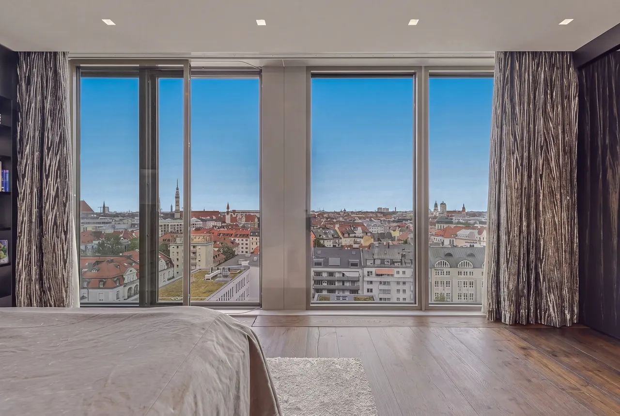Aussicht Masterschlafzimmer