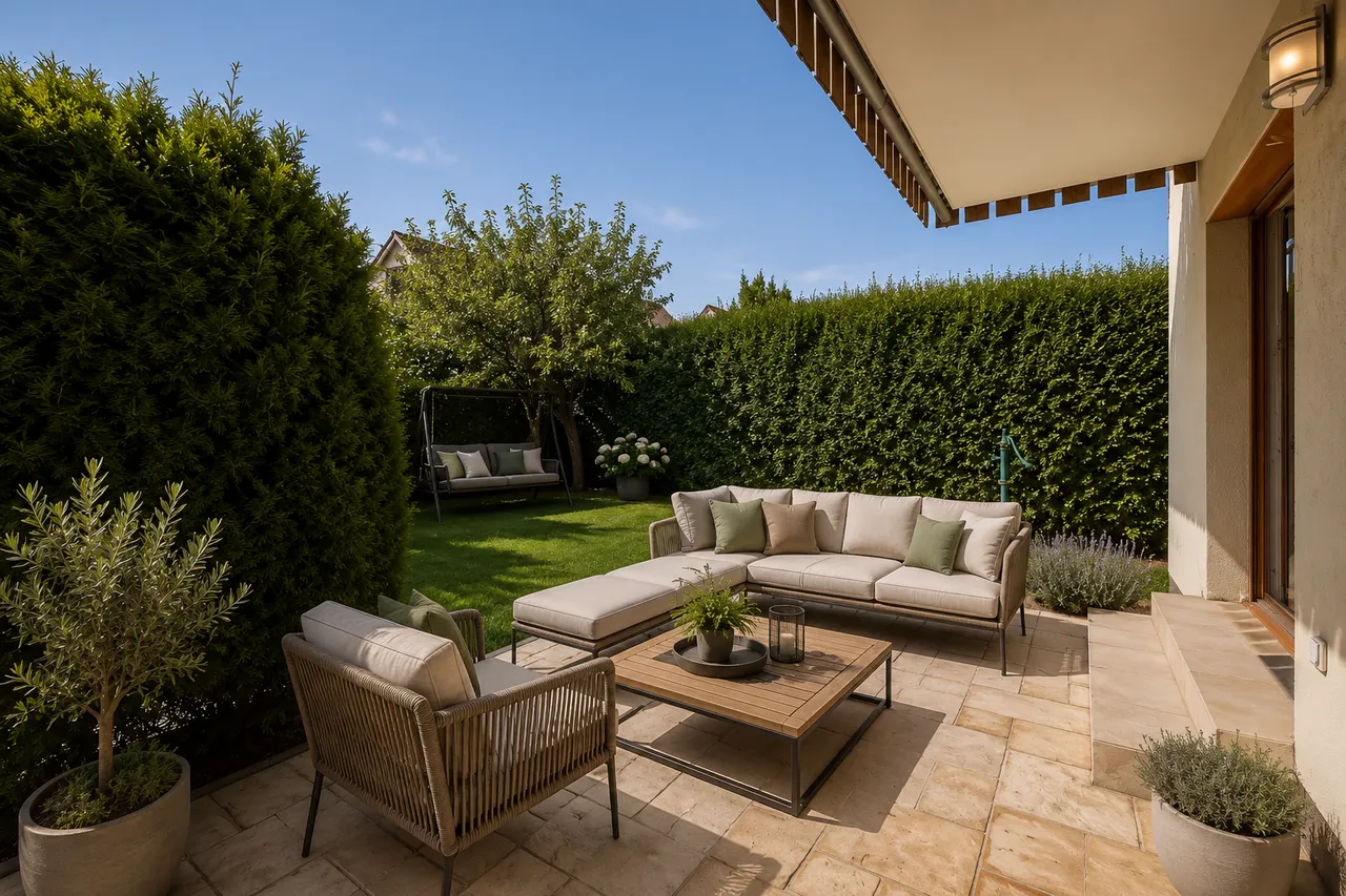Terrasse visualisiert