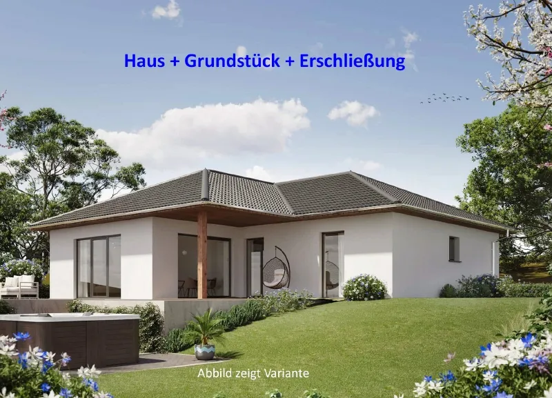 Stilvoller Winkelbungalow im Grünen mit bester Infrastruktur