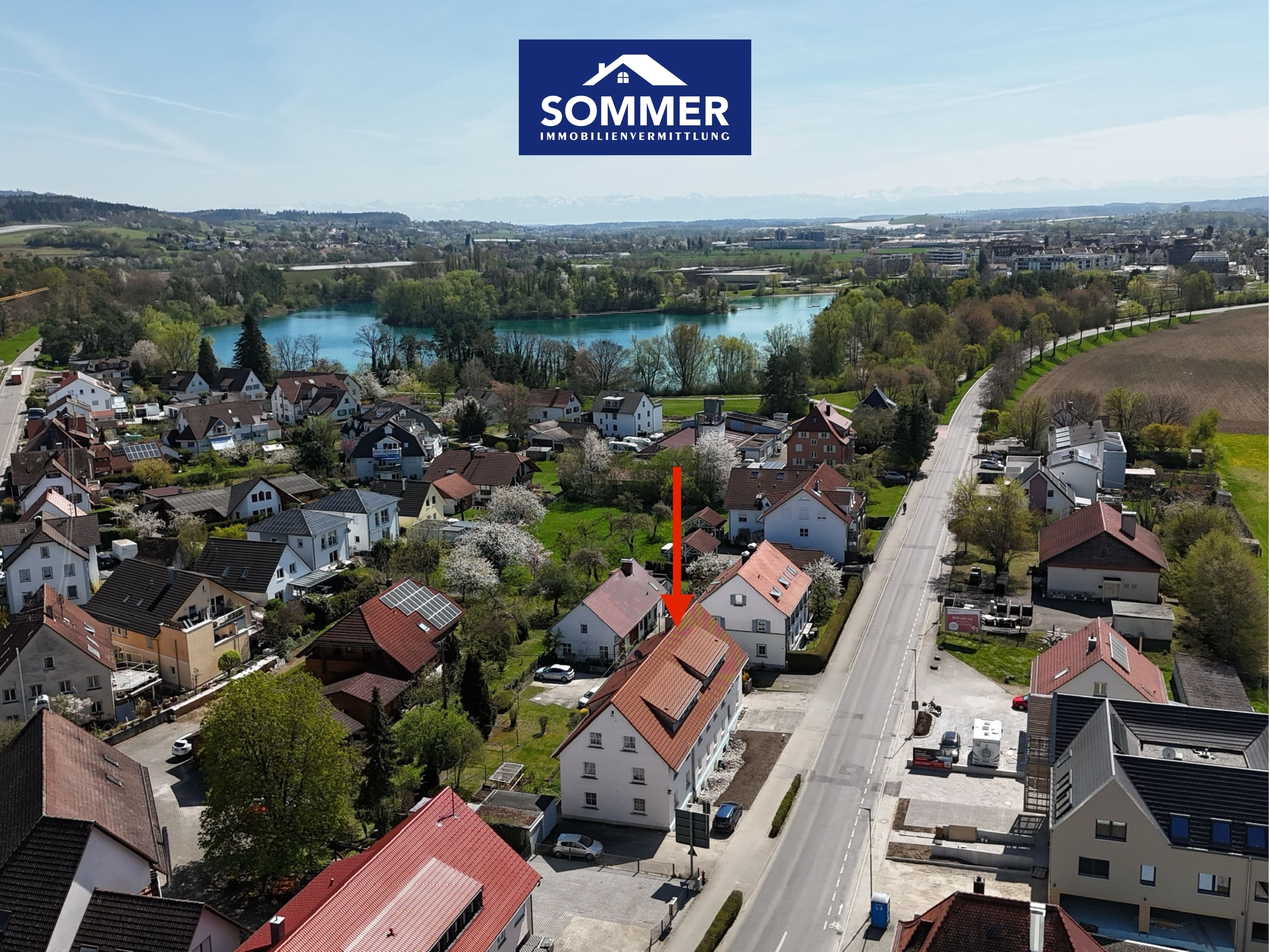 Objekt mit Schlosssee