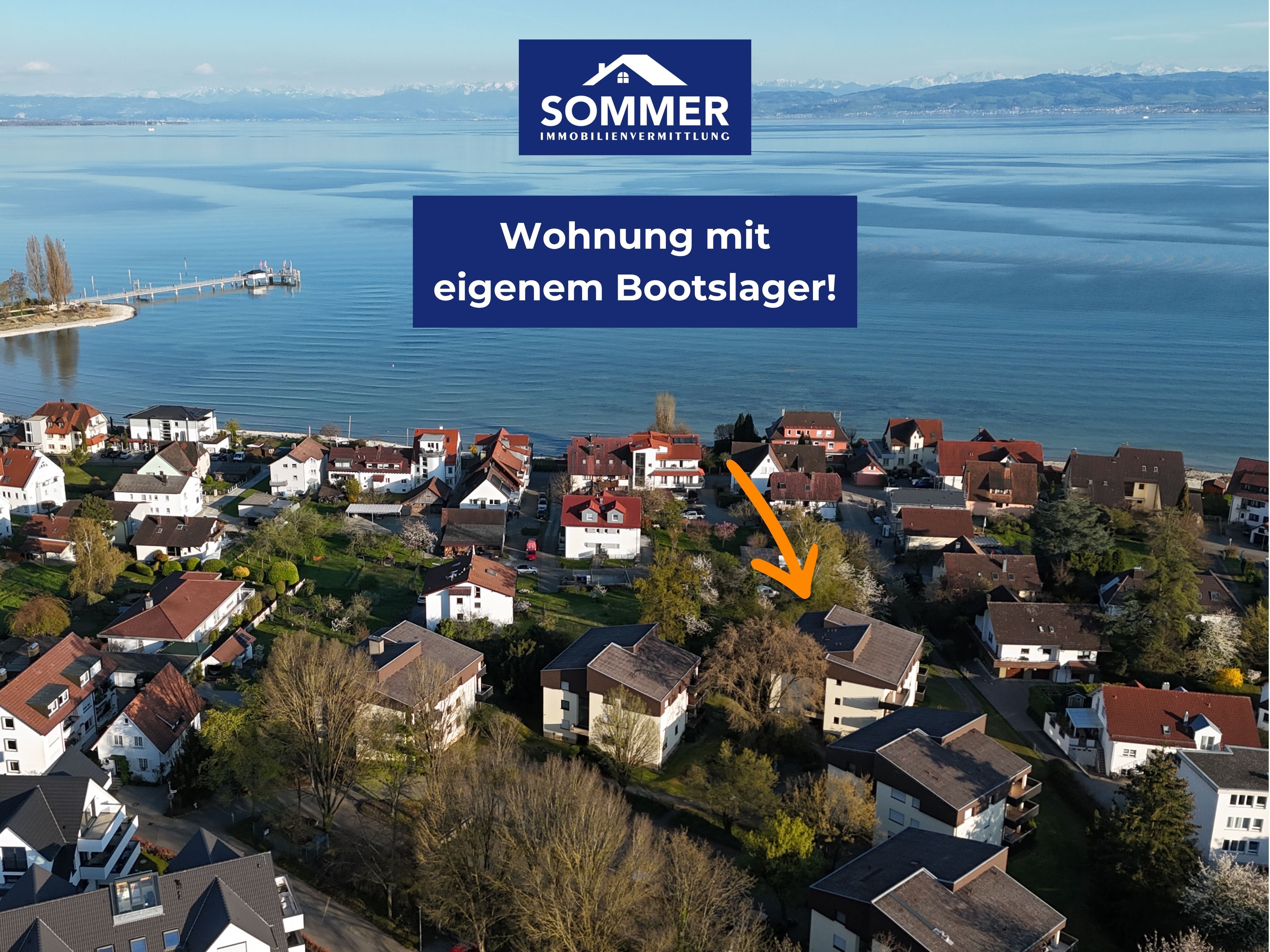 Wohnung mit eigenem Bootslager