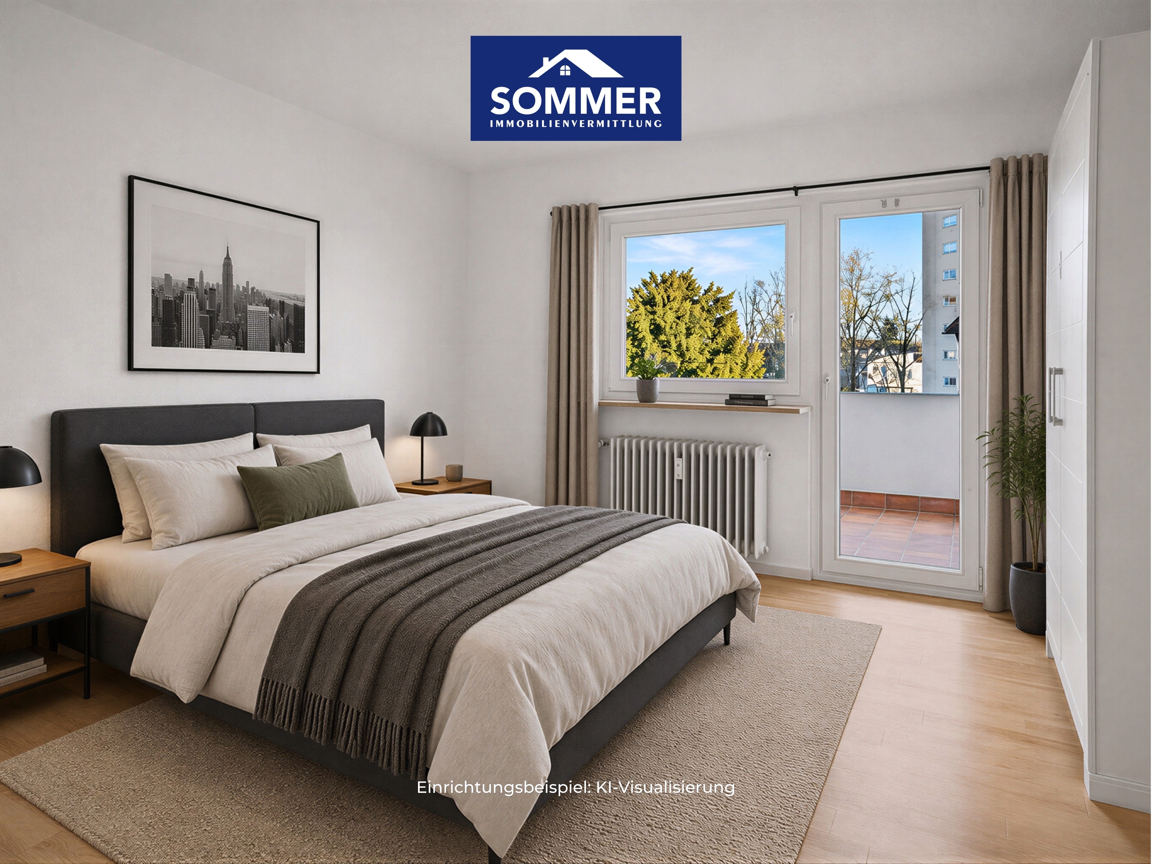 Schlafzimmer (KI-Visualisierung)
