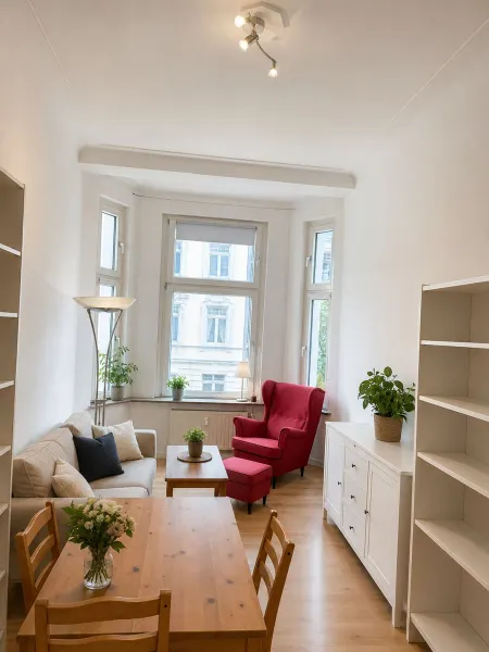 Lichtdurchflutete 2-Zimmer-Altbauwohnung in einer der beliebtesten Lagen D&uuml;sseldorfs