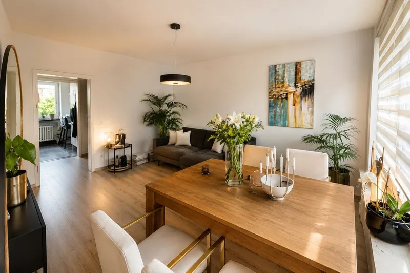 Stilvolle 3-Zimmer-Wohnung in ruhiger Lage von D&uuml;sseldorf-L&ouml;rick