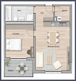 Grundriss Wohnung Nr. 10