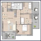 Grundriss Wohnung Nr. 11