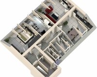 3D-Ansicht Wohnung