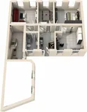 Grundrissskizze-3D, 2. Obergeschoss 