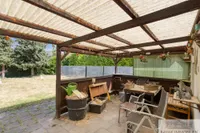 Überdachter Gartenbereich