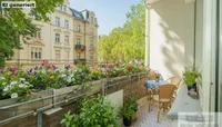 KI generierte Einrichtung Balkon 