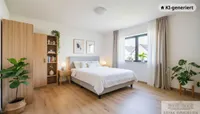 KI-generierte Einrichtung Schlafzimmer