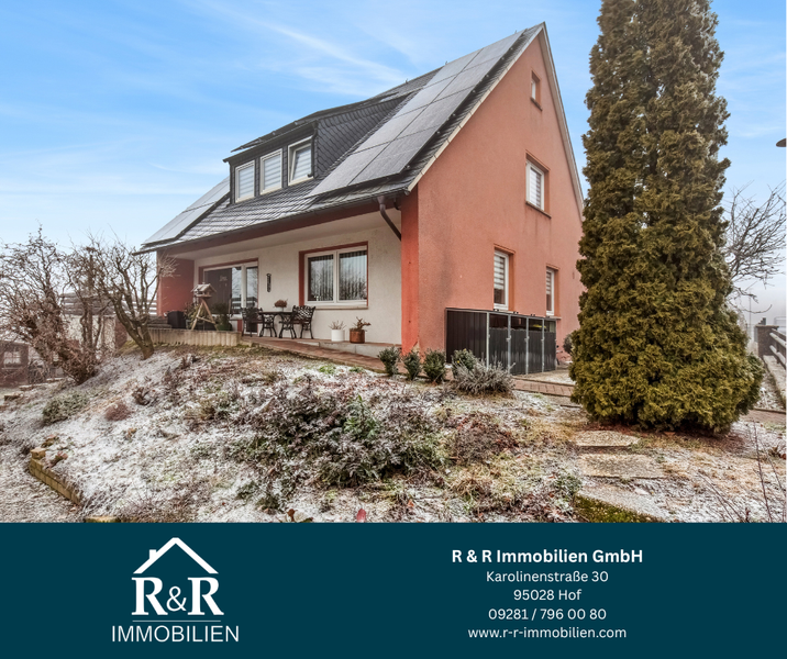 Einfamilienhaus mit neuer W&auml;rmepumpe, 12 kWp PV, Einliegerwohnung & Schieferdach