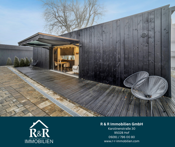 Premium-Designhaus mit Panorama-Glasfront &ndash; flexibel aufstellbar