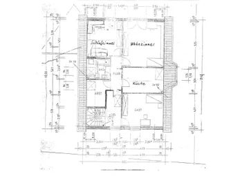 Grundriss Dachgeschosswohnung