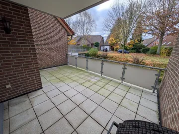 Balkon mit Gartenblick