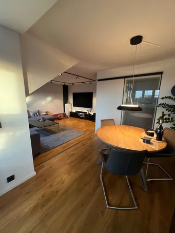 Modernes Wohn- und Esszimmer